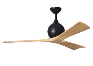 Matthews Fan Company - IR3-BK-LM-52 - 52" Ceiling Fan - Irene-3 - Matte Black