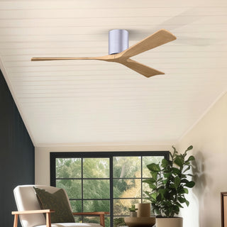Irene-3H 60" Ceiling Fan in Brushed Nickel