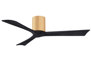Matthews Fan Company - IR3H-LM-BK-52 - 52" Ceiling Fan - Irene-3H - Light Maple Tone