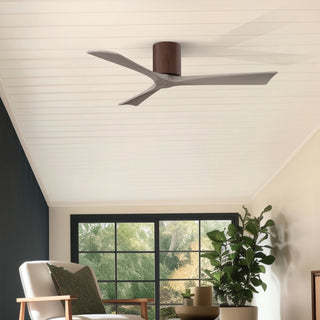 Irene-3H 52" Ceiling Fan in Walnut Tone