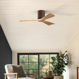 Irene-3H 42" Ceiling Fan in Walnut Tone