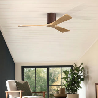 Irene-3H 52" Ceiling Fan in Walnut Tone