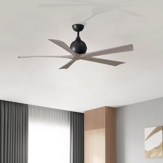 Irene-5 60" Ceiling Fan in Matte Black