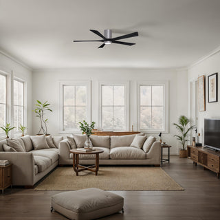 Irene-5HLK 60" Ceiling Fan in Brushed Pewter