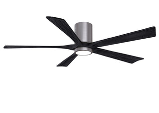 Matthews Fan Company - IR5HLK-BP-BK-60 - 60" Ceiling Fan - Irene-5HLK - Brushed Pewter