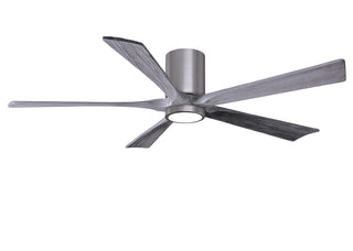 Matthews Fan Company - IR5HLK-BP-BW-60 - 60" Ceiling Fan - Irene-5HLK - Brushed Pewter