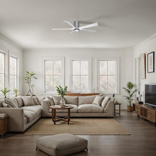 Irene-5HLK 60" Ceiling Fan in Brushed Pewter
