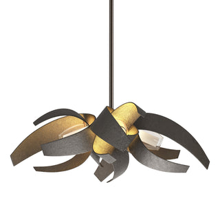 Hubbardton Forge - 136500-SKT-MULT-14-YE0352 - Corona Small Pendant - Corona - Oil Rubbed Bronze