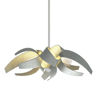Hubbardton Forge - 136500-SKT-MULT-82-YE0352 - Corona Small Pendant - Corona - Vintage Platinum