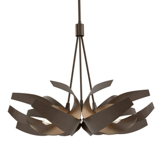 Hubbardton Forge - 136501-SKT-MULT-05-YE0352 - Corona Pendant - Corona - Bronze