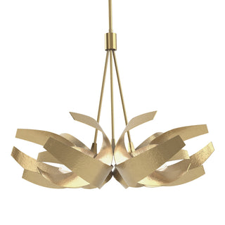 Hubbardton Forge - 136501-SKT-MULT-86-YE0352 - Corona Pendant - Corona - Modern Brass
