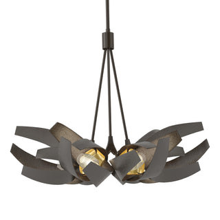 Hubbardton Forge - 136502-SKT-MULT-14-BR-YE0352 - Corona Brass Accent Pendant - Corona - Oil Rubbed Bronze