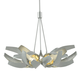 Hubbardton Forge - 136502-SKT-MULT-82-BR-YE0352 - Corona Brass Accent Pendant - Corona - Vintage Platinum