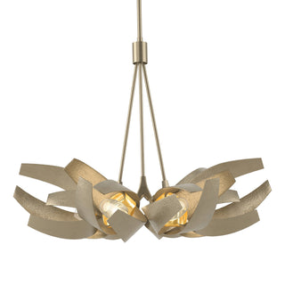 Hubbardton Forge - 136502-SKT-MULT-84-BR-YE0352 - Corona Brass Accent Pendant - Corona - Soft Gold