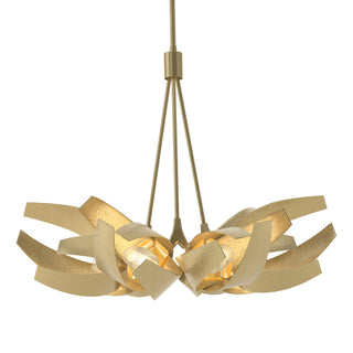 Hubbardton Forge - 136502-SKT-MULT-86-BR-YE0352 - Corona Brass Accent Pendant - Corona - Modern Brass