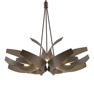 Hubbardton Forge - 136505-SKT-MULT-05-YE0377 - Corona Large Pendant - Corona - Bronze