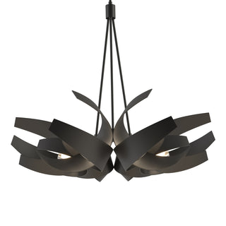 Hubbardton Forge - 136505-SKT-MULT-10-YE0377 - Corona Large Pendant - Corona - Black