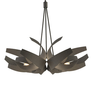 Hubbardton Forge - 136505-SKT-MULT-20-YE0377 - Corona Large Pendant - Corona - Natural Iron