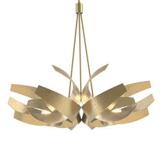 Hubbardton Forge - 136505-SKT-MULT-86-YE0377 - Corona Large Pendant - Corona - Modern Brass
