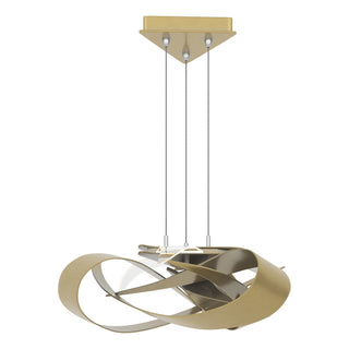 Hubbardton Forge - 136520-LED-STND-86 - Flux LED Pendant - Flux - Modern Brass