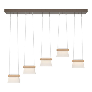 Hubbardton Forge - 136570-LED-STND-05-WD-YE0560 - More Cowbell LED Pendant - Cowbell - Bronze