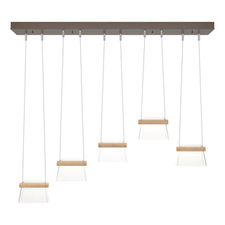 Hubbardton Forge - 136570-LED-STND-05-WD-ZM0560 - More Cowbell LED Pendant - Cowbell - Bronze