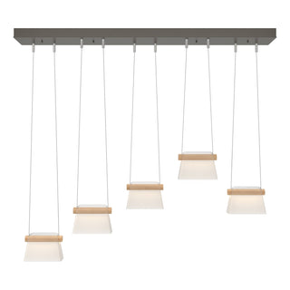 Hubbardton Forge - 136570-LED-STND-07-WD-YE0560 - More Cowbell LED Pendant - Cowbell - Dark Smoke