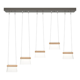Hubbardton Forge - 136570-LED-STND-07-WD-ZM0560 - More Cowbell LED Pendant - Cowbell - Dark Smoke