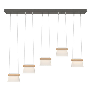 Hubbardton Forge - 136570-LED-STND-20-WD-YE0560 - More Cowbell LED Pendant - Cowbell - Natural Iron