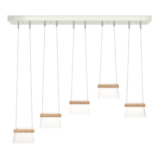 Hubbardton Forge - 136570-LED-STND-85-WD-ZM0560 - More Cowbell LED Pendant - Cowbell - Sterling