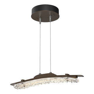 Hubbardton Forge - 137585-LED-STND-05-ZM0747 - Glissade LED Pendant - Glissade - Bronze