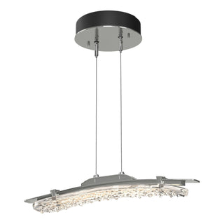 Hubbardton Forge - 137585-LED-STND-85-ZM0747 - Glissade LED Pendant - Glissade - Sterling