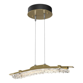 Hubbardton Forge - 137585-LED-STND-86-ZM0747 - Glissade LED Pendant - Glissade - Modern Brass