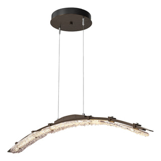 Hubbardton Forge - 137586-LED-STND-05-ZM0749 - Glissade Large LED Pendant - Glissade - Bronze