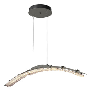 Hubbardton Forge - 137586-LED-STND-20-ZM0749 - Glissade Large LED Pendant - Glissade - Natural Iron