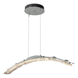 Hubbardton Forge - 137586-LED-STND-82-ZM0749 - Glissade Large LED Pendant - Glissade - Vintage Platinum
