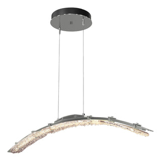 Hubbardton Forge - 137586-LED-STND-85-ZM0749 - Glissade Large LED Pendant - Glissade - Sterling