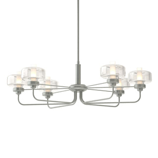 Hubbardton Forge - 137840-SKT-MULT-82-YE0592 - Nola Pendant - Nola - Vintage Platinum