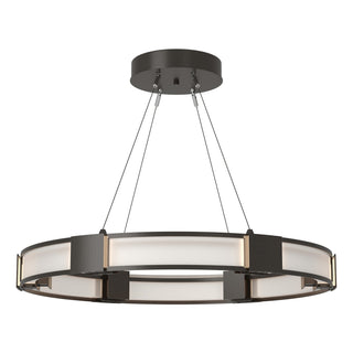 Hubbardton Forge - 138588-SKT-STND-14-FD0399 - Aura Glass Pendant - Aura - Oil Rubbed Bronze