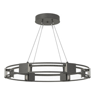 Hubbardton Forge - 138588-SKT-STND-20-II0399 - Aura Glass Pendant - Aura - Natural Iron