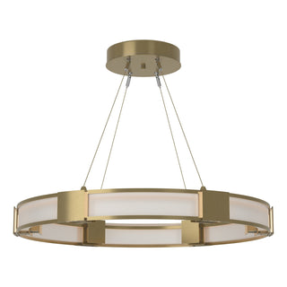 Hubbardton Forge - 138588-SKT-STND-86-FD0399 - Aura Glass Pendant - Aura - Modern Brass