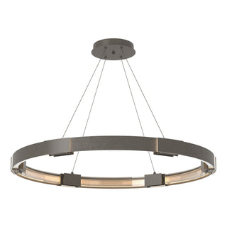 Hubbardton Forge - 138589-SKT-STND-07-ZM0394 - Aura Large LED Pendant - Aura - Dark Smoke