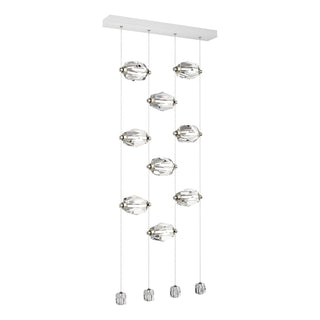 Hubbardton Forge - 139056-LED-STND-02-CR - Gatsby 9-Light LED Pendant - Gatsby - White