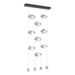 Hubbardton Forge - 139056-LED-STND-14-CR - Gatsby 9-Light LED Pendant - Gatsby - Oil Rubbed Bronze