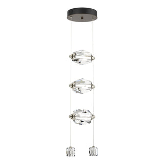 Hubbardton Forge - 139058-LED-STND-05-CR - Gatsby 3-Light LED Pendant - Gatsby - Bronze
