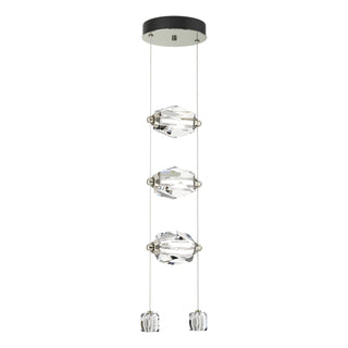 Hubbardton Forge - 139058-LED-STND-85-CR - Gatsby 3-Light LED Pendant - Gatsby - Sterling