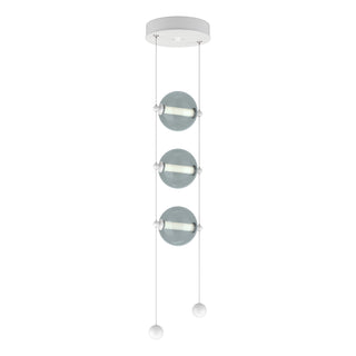 Hubbardton Forge - 139059-LED-STND-02-YL0668 - Abacus 3-Light LED Pendant - Abacus - White