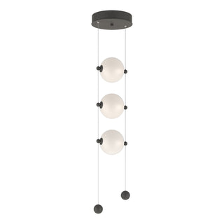 Hubbardton Forge - 139059-LED-STND-20-GG0668 - Abacus 3-Light LED Pendant - Abacus - Natural Iron