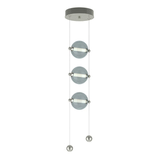 Hubbardton Forge - 139059-LED-STND-85-YL0668 - Abacus 3-Light LED Pendant - Abacus - Sterling