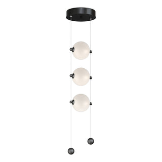 Hubbardton Forge - 139059-LED-STND-89-GG0668 - Abacus 3-Light LED Pendant - Abacus - Ink